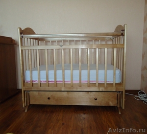 Продается детская кроватка фирмы Наша мама+ортопедический матрац - Изображение #1, Объявление #512854